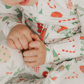 Footie with 2-Way Zipper - Elf Copper Pearl Size: Newborn