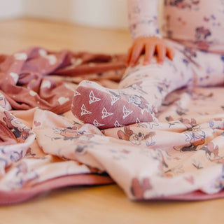 Footie with 2-Way Zipper - Minnie Mouse