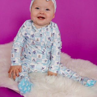 Footie with 2-Way Zipper - Monsters, Inc. Medley Copper Pearl Size: 6-12 Months