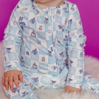 Footie with 2-Way Zipper - Monsters, Inc. Medley Copper Pearl Size: 6-12 Months