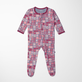Bamboo Footie with 2-Way Zipper - Moonlight Christmas Gifts
