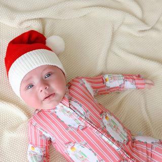 Bamboo Footie with 2-Way Zipper - Sable (Nutcracker) Posh Peanut Size: Newborn