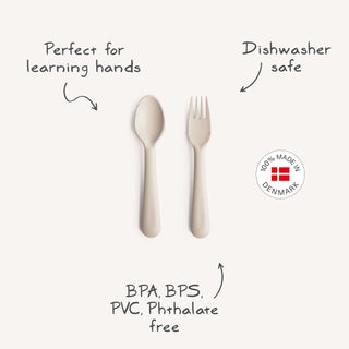 Dinnerware Fork and Spoon SetDinnerwareMushieColor: Sage