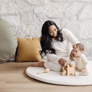 Wholesale Padded Mini Playmat Padded Mat Gathre Color: Thyme Shape: Square