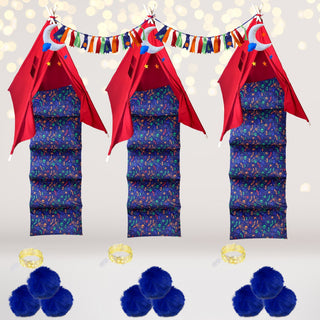 Galaxy, Outer space, Rocket Ship Teepee Tent Birthday Party Box,  Alien Astronaut Tee Pee Party Box Chicky Chicky Bling Bling