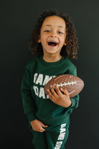 Game Day Jogger Set Olive + Scout Color: Blue Size: 3-6M