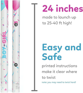 Gender Reveal Confetti & Powder Cannons