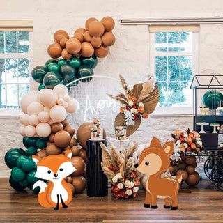 Woodland Critter Balloons Mylar Balloons Ellie's Party Supply