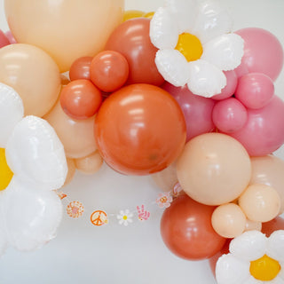 Groovy Balloon Garland Kit - Retro Party Decor Balloon Garlands Ellie's Party Supply Garland Length:: 5 Feet