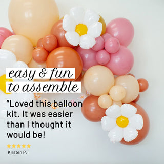 Groovy Balloon Garland Kit - Retro Party Decor Balloon Garlands Ellie's Party Supply Garland Length:: 5 Feet