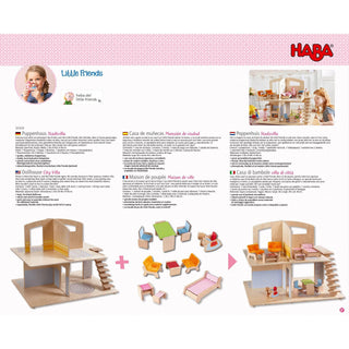 Little Friends Dollhouse Town Villa with Furniture Dollhouses