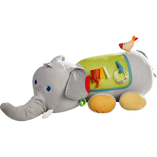 Elephant Discovery Pillow Baby Activity Toys Plush Baby HABA USA