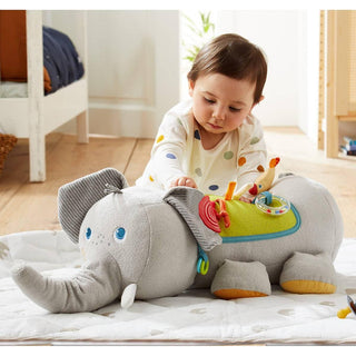 Elephant Discovery Pillow Baby Activity Toys Plush Baby HABA USA