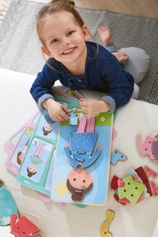 Dress Me Threading & Lacing Game Baby Toys & Activity Equipment Threading Games HABA USA
