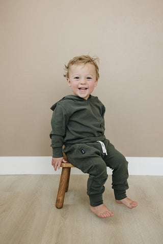 Harley Jogger Set Olive + Scout Color: Olive Green Size: 3-6M