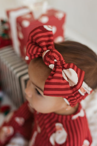 Bamboo Headband - Santa In My Jammers Size: One Size