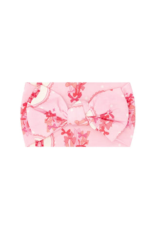 Bamboo Headband - Wrapped in Bows In My Jammers