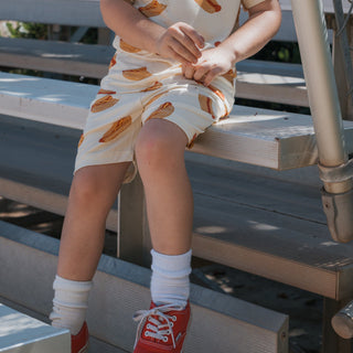 Bamboo Short Set | Hot Dogs forever french baby