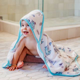 Premium Knit Hooded Towel - Monsters, Inc. Friends Copper Pearl Size: One Size