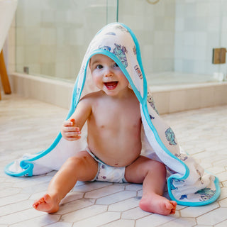 Premium Knit Hooded Towel - Monsters, Inc. Friends Copper Pearl Size: One Size