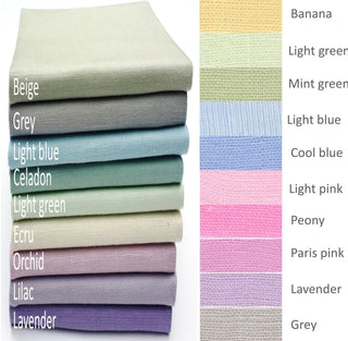 Simple "bebe" photo album.   In 15 linen colors