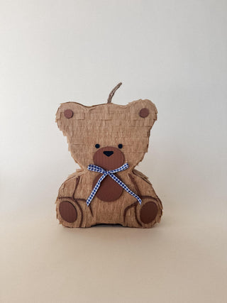 🧸 Small Teddy Bear Piñata – Handmade 12” Party Decoration for Baby Showers, Birthdays & Kids’ Celebrations Piñata mamaspinatas