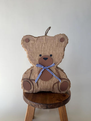 🧸 Small Teddy Bear Piñata – Handmade 12” Party Decoration for Baby Showers, Birthdays & Kids’ Celebrations Piñata mamaspinatas