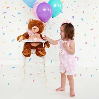 Girls Second Birthday Smocked Bubble Baby One-Pieces Seven Lantern Lane Size: 18M