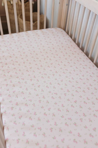 Bamboo Crib Sheet - Haven Floral In My Jammers Size: One Size