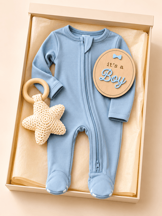 It's a Boy or It's a Girl Newborn Bamboo Gift Set