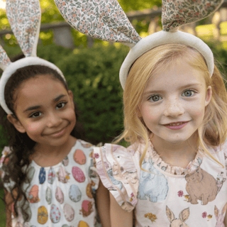 Cotton Jennifer Double Ruffle Dress - Vintage Bunnies Pink Chicken Size: 2T