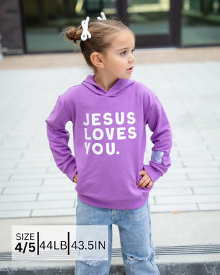 Jesus Loves You Kids Hoodie