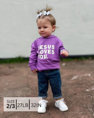Jesus Loves You Kids Hoodie