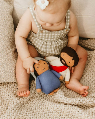 Jesus Plush Rattle Doll Be A Heart