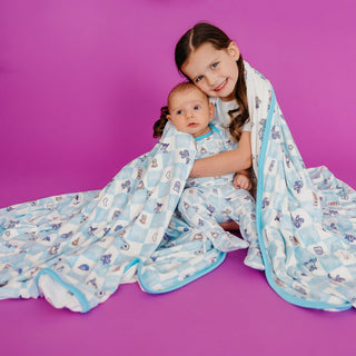 Three-Layer Jumbo Quilt Blanket - Monsters, Inc. Medley Copper Pearl Size: One Size