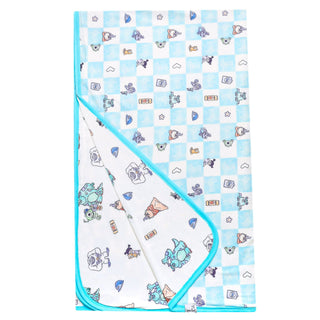 Three-Layer Jumbo Quilt Blanket - Monsters, Inc. Medley Copper Pearl Size: One Size