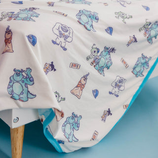 Three-Layer Jumbo Quilt Blanket - Monsters, Inc. Medley Copper Pearl Size: One Size