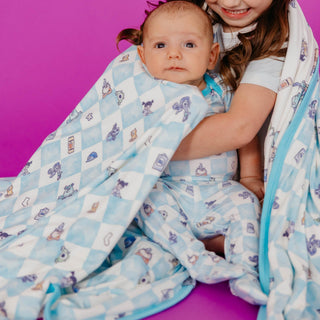 Three-Layer Jumbo Quilt Blanket - Monsters, Inc. Medley Copper Pearl Size: One Size