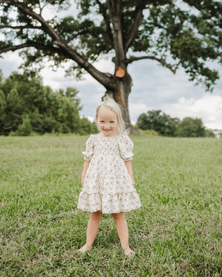 Katherine Dress - Yellow FloralDressesBailey's BlossomsSize: 0-3months