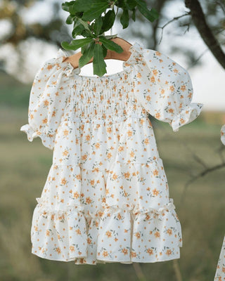 Katherine Dress - Yellow FloralDressesBailey's BlossomsSize: 0-3months