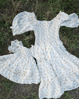 Katherine Dress - Yellow FloralDressesBailey's BlossomsSize: 0-3months