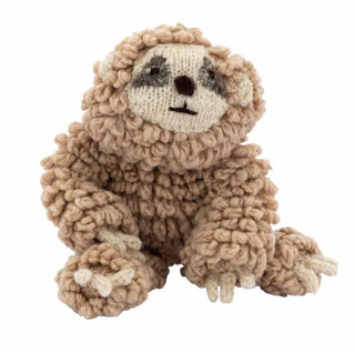 Wool Knit Buddy | Sam the Sloth knit dolls Finn + Emma Color: Default Size: One Size