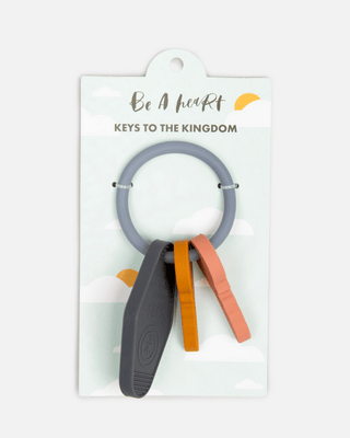 Keys to the Kingdom Silicone Teethers Be A Heart