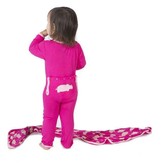 Bamboo Applique Coverall - Calypso Hippo Baby & Toddler Sleepwear