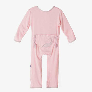 Bamboo Applique Coverall - Lotus Plesiosaur Baby & Toddler Sleepwear