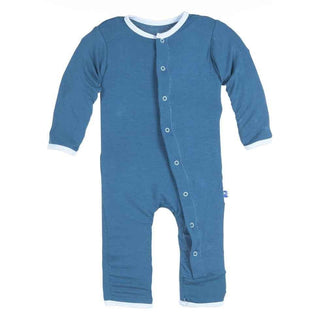 Bamboo Applique Coverall, Peacock Elephant Baby & Toddler Sleepwear