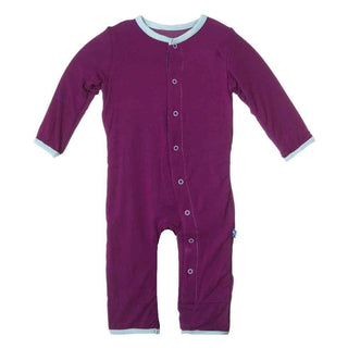 Bamboo Applique Coverall Romper- Melody Singing Birds Baby & Toddler Sleepwear