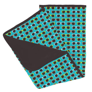 Baby Boys Print Bamboo Stroller Blanket - Confetti Sunglasses Swaddling & Receiving Blankets