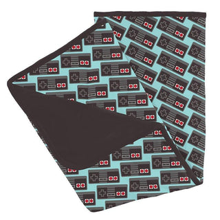 Baby Boys Print Bamboo Stroller Blanket - Summer Sky Retro Game Controller Swaddling & Receiving Blankets