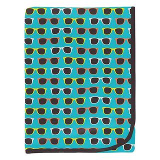 Baby Boys Print Bamboo Swaddling Blanket - Confetti Sunglasses Swaddling Blankets